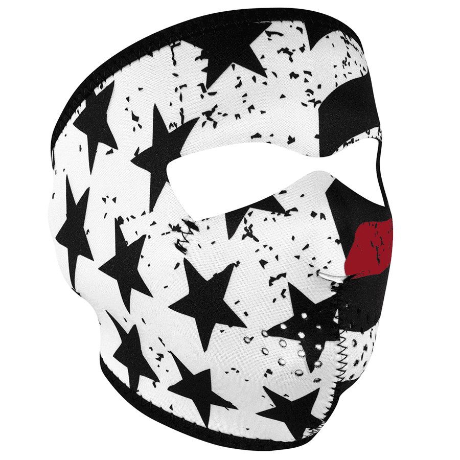 Zan Headgear Neoprene Full Face Mask - Thin Red Line